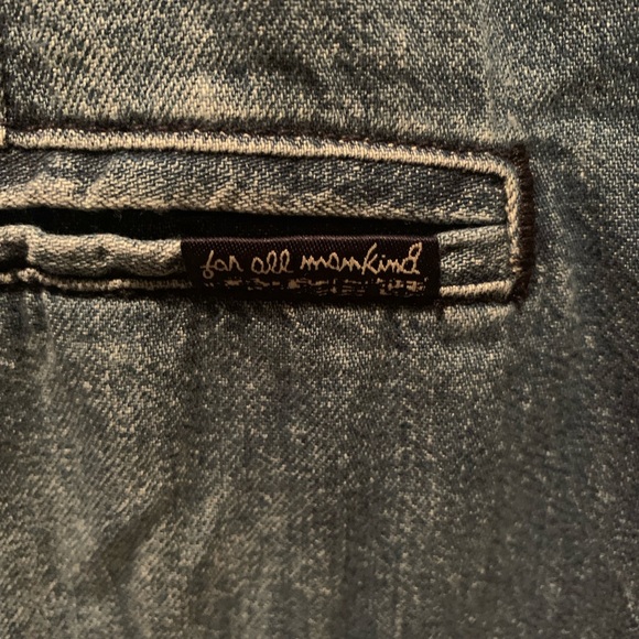 7 For All Mankind Denim Jumpsuit - Picture 15 of 16